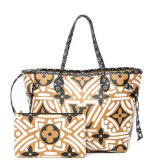 Louis Vuitton Pre-owned Womens Neverfull MM Shoulder Bag - Orange - One Size