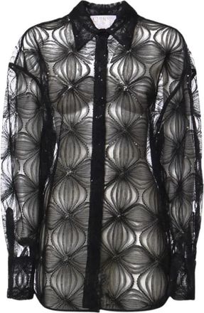 Genny Blouse - Dames - Blouses - Zwart - XS - Overhemden