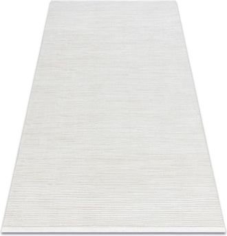 RugsX Alfombra Moderna Duke 51376 Crema - Rayas, Estructurada, Muy Suave, Flecos Beige 140x190 Cm