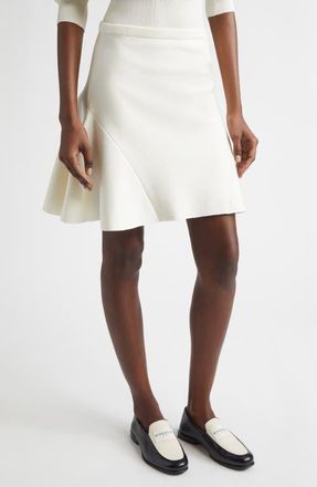 Givenchy Flared Knit Skirt in Ivory at Nordstrom, Size X-Large