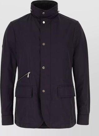 Moorer polyester jacket high collar long sleeves