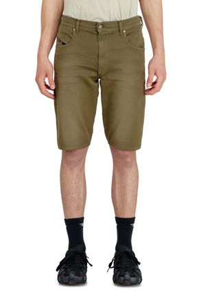 Diesel Slim shorts in coloured denim - Denim short pants - Man - Green