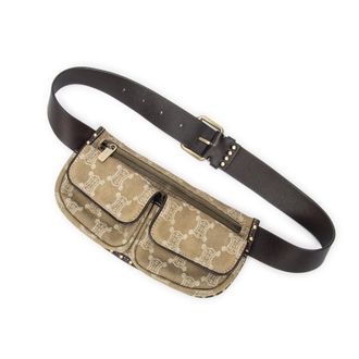 Celine Double Pocket Waist Pouch Schoudertas