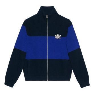 Gucci x adidas Wool Zip Jacket Blue Navy 700447-XKCH7-4237