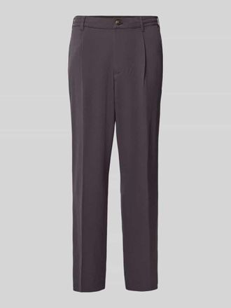 Mc Neal Wide Fit Stoffhose mit B&uuml;gelfalten in Mittelgrau, Gr&ouml;&szlig;e XL