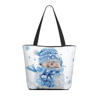 AOOEDM Winter Snowman Ladies Shopping Bag 13x11x7in.The Perfect ValentineS Day Gift.It Is The Best ValentineS Day Gift For Mom, Daughter, Wife,Etc