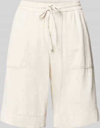 Angels Bermudas mit elastischem Bund und Kordelzug Modell Lia Urban in Beige, Gr&ouml;&szlig;e 34