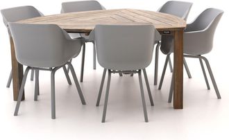 Hartman Hartman Sophie Element/Rough-S Triangular 170cm dining tuinset 7-delig