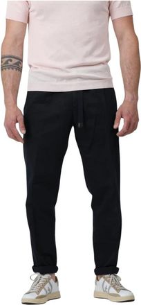 White Sand Stijlvolle broek voor mannen - Heren - Slim Fit Broeken - Blauw - M - Broeken