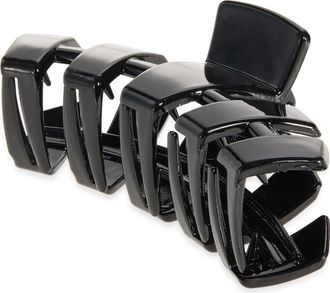 Teleties Medium Classic Claw Clip in Jet Black at Nordstrom