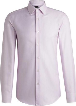 HUGO BOSS Hugo Boss-Hemd - Heren - Zakelijke Overhemden - Roze - M - Overhemden