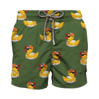 MC2 Saint Barth Beachwear, male, Multicolor, Size: XL Gustavia Classic Swim Short