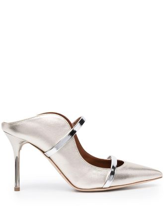 Malone Souliers Pumps met metallic bandje - Goud