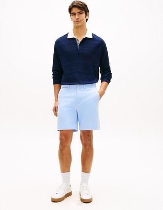 Tommy Hilfiger Mens Regular Fit 7 Comfort Waist Tommy Short - Blue - 29