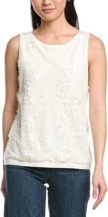 Anne Klein Floral Applique Tank