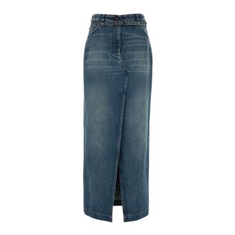 Dries Van Noten Mujer, Faldas, Azul, Talla: S