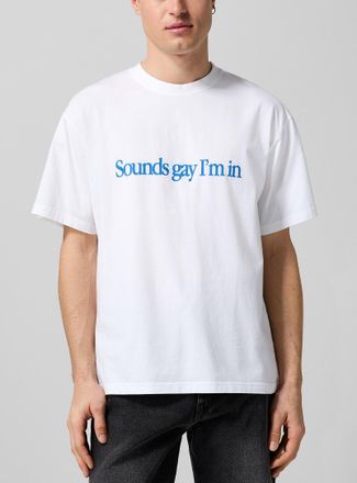 Carne Bollente Mens Sounds Gay Im In T-shirt