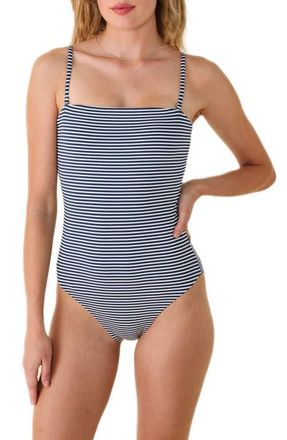Andie Swim The Cabo One-Piece Swimsuit in Cadet at Nordstrom, Size 3X-Large