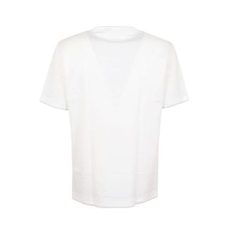 Eleventy T-Shirts, male, White, Size: 2XL Giza Cotton Jersey T-shirt