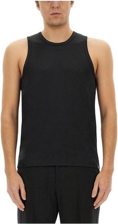 Courr&egrave;ges Sport Interlock Tank Top - Heren - Tops zonder mouwen - Zwart - XL - Tops