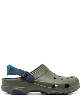 Crocs Classic slingback sandals - men - Synthetic Rubber/Synthetic Rubber/Synthetic Rubber - 11 - Green