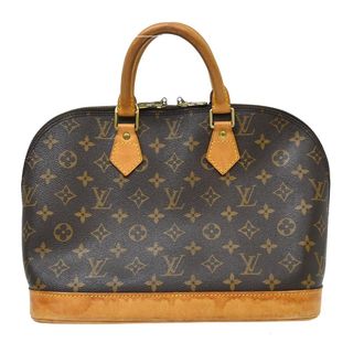Louis Vuitton Alma Monogram Canvas Brown Canvas Handbag (Pre-Owned)