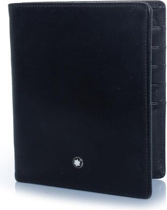 Montblanc zwarte leren portemonnee
