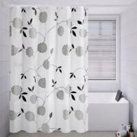 OEM Cortina De Ducha Extragrande (180 X 200 Cm) Con Estampado Floral, Cortina De Ducha Ancha, Cortina De Ducha Impermeable - Crezuo