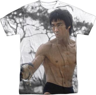 Gildan Bruce Lee Battle Ready Short Sleeve Adult Poly Crew T-Shirt