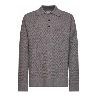 Bottega Veneta Heren, Tops, Bruin, Maat: S Wol