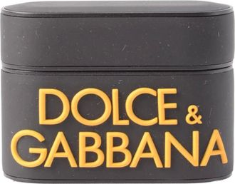 Dolce & Gabbana Phone Accessories, male, Yellow, Size: ONE SIZE Rubber AirPods Pro Case