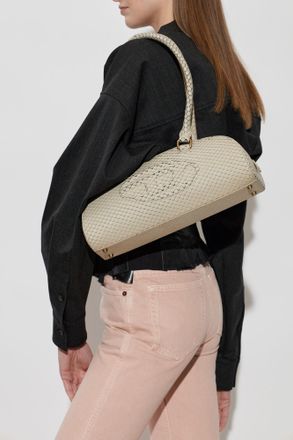 Diesel Shoulder Bag 2.0 1DR DOME, Womens, Cream
