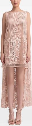 Gemy Maalouf patterned dress - women - Fabric - 6 - Neutrals