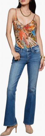 L'agence Cara Low Rise Bootcut Jeans In Cambridge