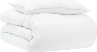 vidaXL Juego De Edred&oacute;n Para Todo El A&ntilde;o 2 Uds. 135 X 200 Cm Blanco Vidaxl