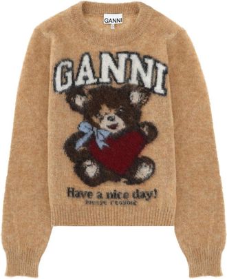 Ganni Hemd mit Aufdruck