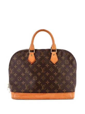 Louis Vuitton Alma Handbag Monogram Canvas PM satchel - Marrone