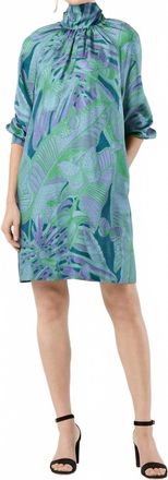 Ann Mashburn Maggie Dress In Purple/green