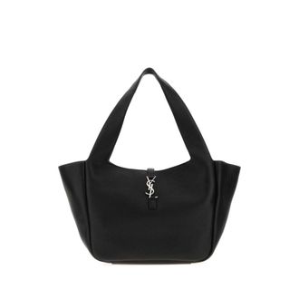 Saint Laurent Black Leather Bea Shopping Bag