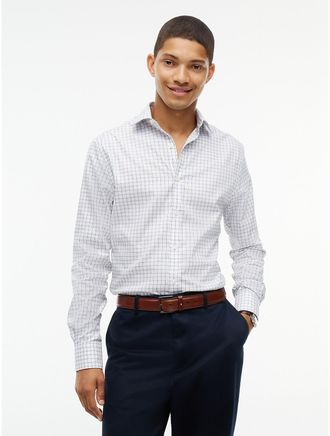 Tommy Hilfiger Mens Slim Fit Plaid THFlex Dress Shirt - Multi Stripe - 14.5/32-33