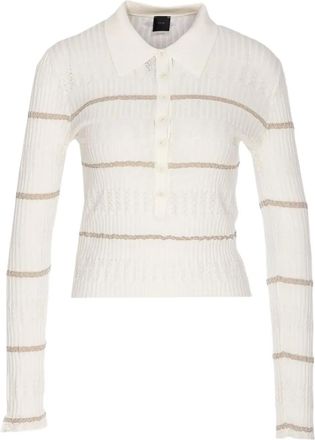 Pinko Polo a righe - Bianco