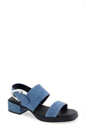 Aerosoles Dantay Slingback Sandal in Blue Jean Denim Suede at Nordstrom Rack, Size 9