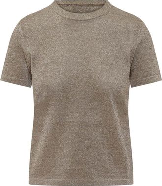 Missoni SS Crewneck Tee - Dames - Ronde hals truien - Bruin - M - Truien & Vesten