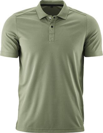 Gonso Radtrikot GONSO Essential Poloshirt M, Herren, Gr. S, gr&uuml;n (schilfgr&uuml;n), 100% Polyester, Rundhals, Trikots Radtrikot, Herren Fahrradtrikot kurzarm, el