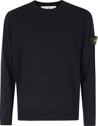 Stone Island Trui met ronde hals - Heren - Ronde hals truien - Blauw - XL - Truien & Vesten