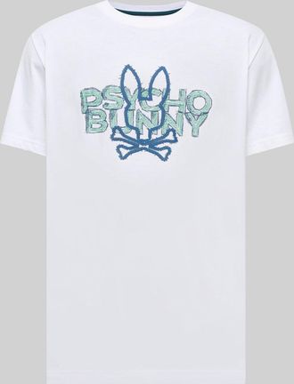 Psycho Bunny Mens Herman Graphic Tee 100 WHITE / XXL