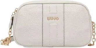 Liu Jo Tassen, unisex, Wit, ONE Size, Leer, Cameratas