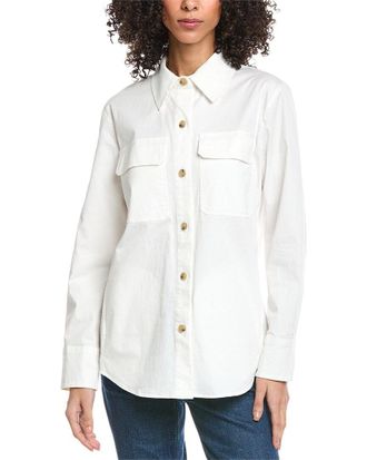 Vince Washed Shirt Jacket