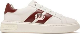 Bally Mikki Leather Low-Top Sneakers, Brand Size 35 ( US Size 4.5 )