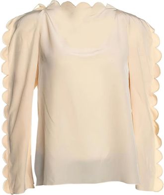 Fendi Blusa con orlo a smerlo - Toni neutri